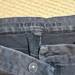 American Eagle Outfitters Dark Gray Straight Leg Jeans